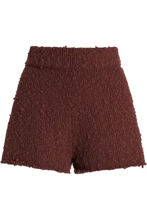 Zulu & Zephyr Boucle Knit Organic Cotton-Blend Shorts - - US 10 - Moda Operandi