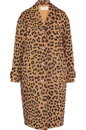 ZIMMERMANN Crush -Print Jacquard Coat - - 0 - Moda Operandi
