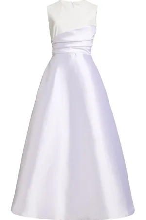 GRETA CONSTANTINE Winta Satin A-line Gown - - US 12 - Moda Operandi