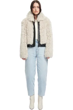 HiSO Parma Wool-Out Cropped Bomber Jacket - - M - Moda Operandi