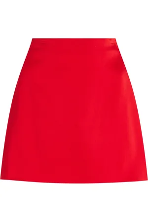 Alejandra Alonso Rojas Satin Mini Skirt - - US 4 - Moda Operandi