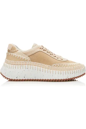 Chloé Nama Suede Platform Sneakers - - IT 36 - Moda Operandi