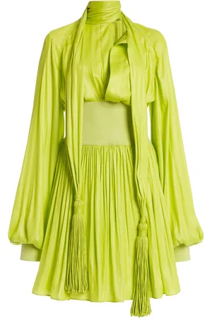 Bottega Veneta Tassel-Detailed Chintzed Mini Dress - - IT 36 - Moda Operandi