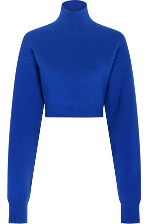 Paco rabanne Cropped Wool Turtleneck Sweater - - XS - Moda Operandi
