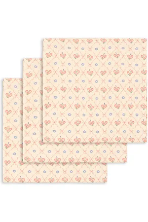 Konges Sløjd Set-Of-Three Organic Cotton Muslin Cloths - Moda Operandi