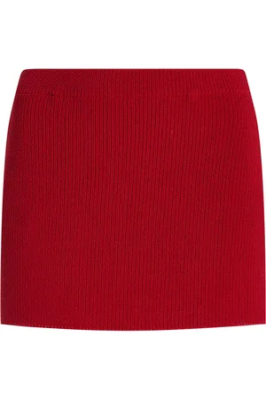 AYA MUSE Exclusive Knit Cotton-Blend Mini Skirt - - M - Moda Operandi