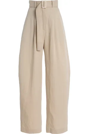 Matthew Bruch Pleated High-Rise Barrel-Leg Pants - - US 4 - Moda Operandi