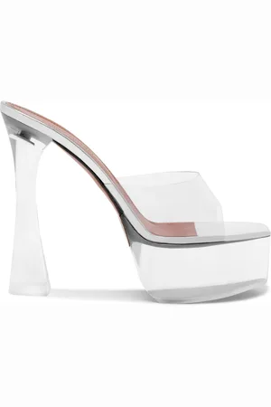 Amina Muaddi Dalida PVC Platform Sandals - - IT 39 - Moda Operandi