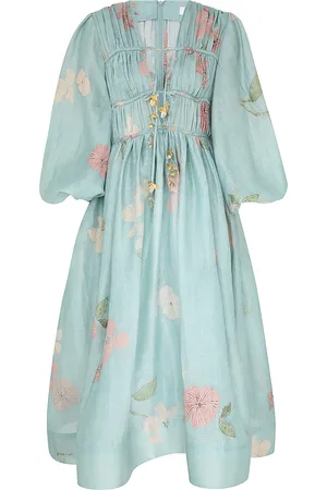 ZIMMERMANN Illuminate Drawn Billow Dress - - 2 - Moda Operandi