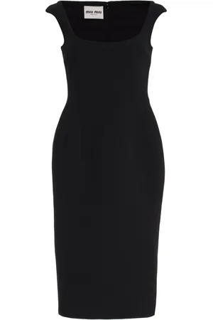 Miu Miu Sculpted Cashmere Midi Dress - - IT 36 - Moda Operandi