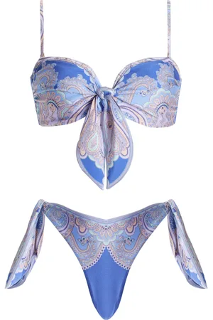 ZIMMERMANN Maxine Paisley Bikini - - 0 - Moda Operandi