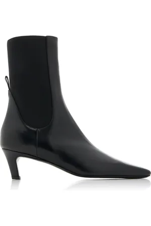 Totême The Mid Heel Leather Boots - - IT 36 - Moda Operandi