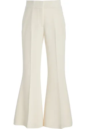 GABRIELA HEARST Marsh Wool Crepe Flared Pants - - IT 38 - Moda Operandi