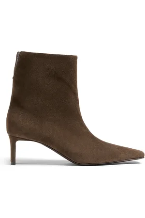 Khaite Ona Suede Ankle Boots - - IT 36.5 - Moda Operandi