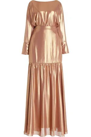 Andres Otalora Exclusive Lame Maxi Dress - - US 2 - Moda Operandi