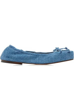 Jacquemus Denim Ballet Flats - - FR 37 - Moda Operandi