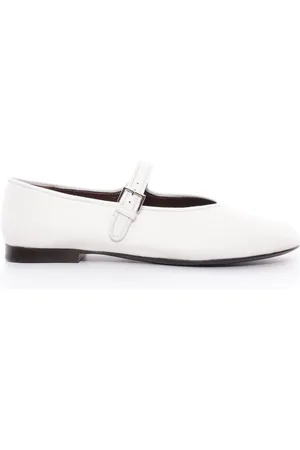 The Row Boheme Leather Mary Jane Flats - - IT 36 - Moda Operandi