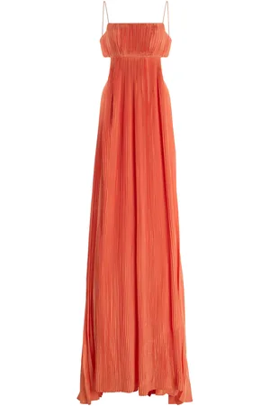 ALEXIS Varranza Cutout Plisse Maxi Dress - - XS - Moda Operandi
