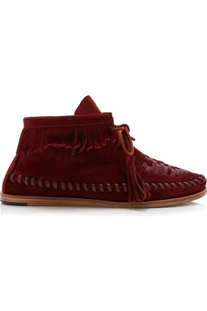Isabel Marant Fitza Suede Ankle Moccasins - - FR 37 - Moda Operandi