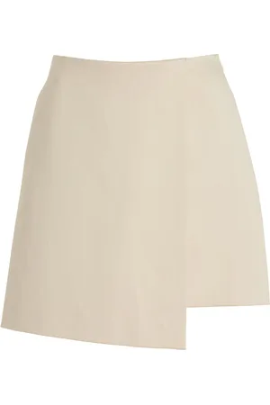 By Malene Birger Raye Cotton-Blend Mini Wrap Skirt - - FR 32 - Moda Operandi