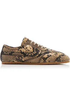 DRIES VAN NOTEN Snake-Print Leather Sneakers - - IT 36 - Moda Operandi