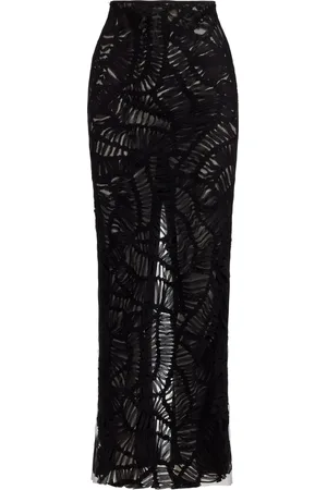 MATICEVSKI Consideration Embroidered Lace Maxi Skirt - - AU 10 - Moda Operandi
