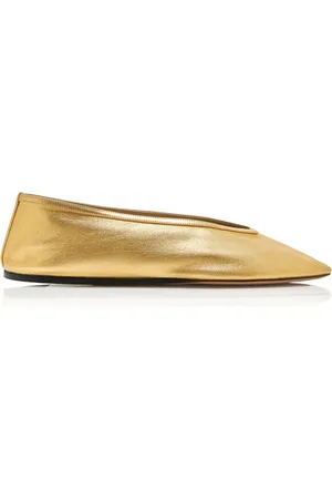 Le Monde Beryl Luna Metallic-Leather Ballet Flats - - IT 36 - Moda Operandi