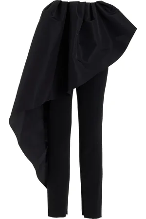 Carolina Herrera Drape-Detailed Skinny-Leg Pants - - US 4 - Moda Operandi