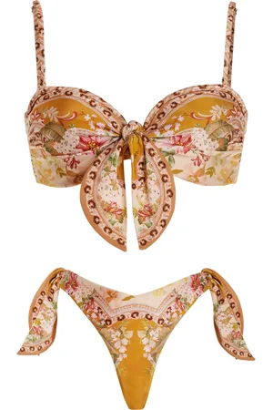 ZIMMERMANN Wylie Scarf-Tie Bikini - - 0 - Moda Operandi