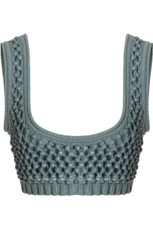 Diotima Lady Cotton-Blend Bralette - - 2 - Moda Operandi