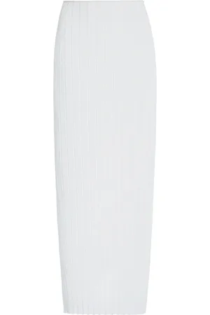 DEL CORE Ribbed-Knit Midi Pencil Skirt - - S - Moda Operandi