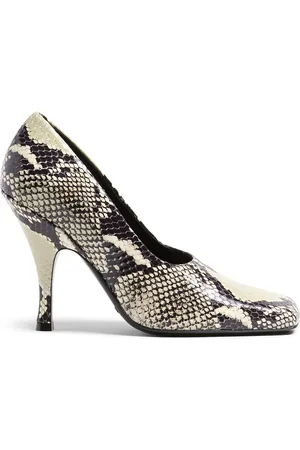 Khaite Eva Python-Effect Leather Pumps - - IT 36 - Moda Operandi