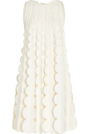 Oscar de la Renta 3D-Circle Knit Trapeze Mini Dress - - XS - Moda Operandi