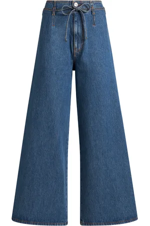 Etro Rigid High-Rise Wide-Leg Jeans - - 27 - Moda Operandi