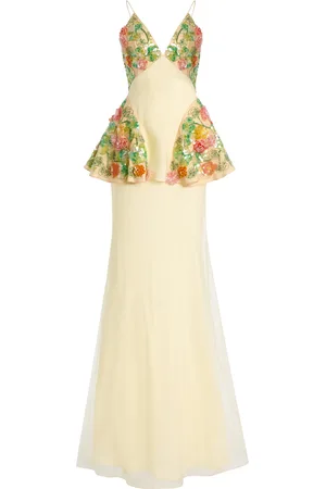 Markarian Isabeau Hand-Beaded Silk-Organza Gown - - US 4 - Moda Operandi
