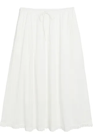 By Malene Birger Pheobes Embroidered Organic Cotton Maxi Skirt - - EU 34 - Moda Operandi