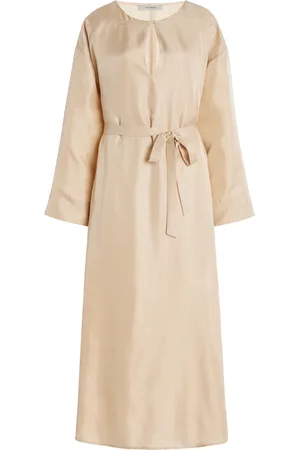 ASCENO The Fina Silk Midi Dress - - XS - Moda Operandi