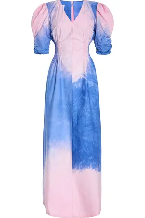 Busayo Omotoke Printed Crepe Maxi Dress - - XS - Moda Operandi