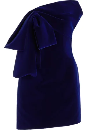 Givenchy Bow-Detailed Velvet Mini Dress - - FR 34 - Moda Operandi