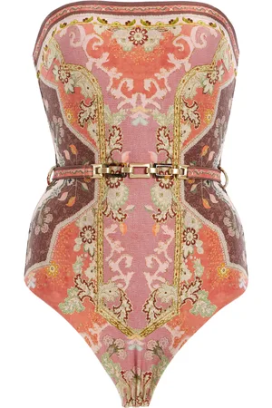 ZIMMERMANN Wylie Belted One-Piece Swimsuit - - 0 - Moda Operandi