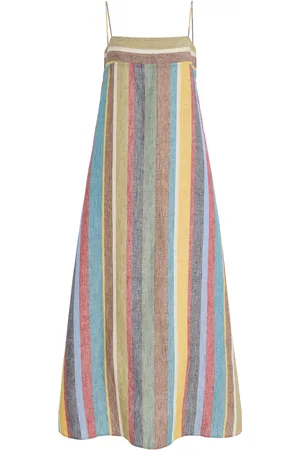 Staud Laura Linen Maxi Dress - - XS - Moda Operandi