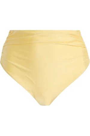 Simkhai Teya Ruched High-Rise Bikini Bottoms - - XS - Moda Operandi