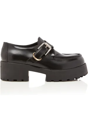 Givenchy Voyou Leather Monk-Strap Loafers - - IT 37 - Moda Operandi