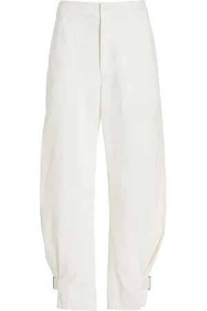 Proenza Schouler Kay Stretch-Cotton Twill Tapered Pants - - US 2 - Moda Operandi