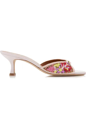 Staud Brigitte Sequined Mules - - IT 37 - Moda Operandi