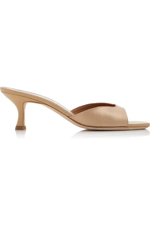 Staud Brigitte Satin Mules - - IT 37 - Moda Operandi