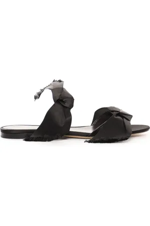 The Row Vika Knotted Satin Sandals - - IT 36 - Moda Operandi