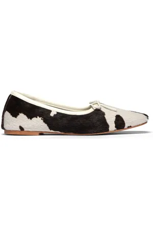 Freda Salvador Jada Calfhair Leather Ballet Flats - - US 8 - Moda Operandi