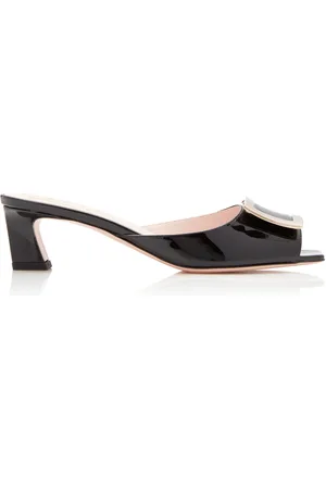 Roger Vivier Trompette Patent Leather Mules - - IT 36 - Moda Operandi