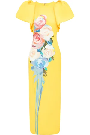LEO LIN Lucinda Floral-Printed Crepe Maxi Dress - - AU 6 - Moda Operandi